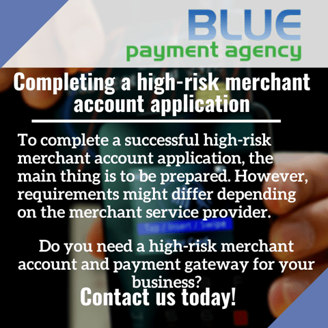 successful high-risk merchant account application - Blue Payment Agency - Quote Image