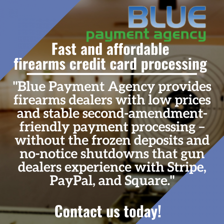 Make Ready Arms credit card processing Blue Payment Agency
